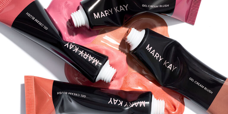 Four shades of Mary Kay Gel Blush